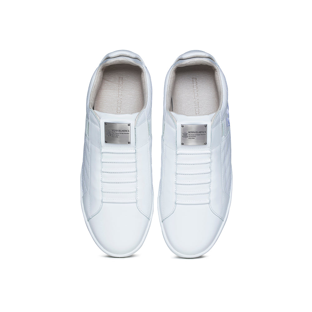 Men's Icon SBI White Leather Sneakers 02501-080 - ROYAL ELASTICS