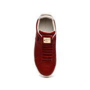 Men's Icon SBI Wine Red Leather Sneakers 02584-110 - ROYAL ELASTICS