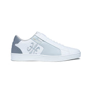 Men's Adelaide White Gray Leather Sneakers 02601-088 - ROYAL ELASTICS