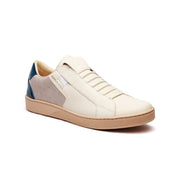 Men's Adelaide White Gray Blue Leather Sneakers 02684-085 - ROYAL ELASTICS