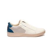 Men's Adelaide White Gray Blue Leather Sneakers 02684-085 - ROYAL ELASTICS