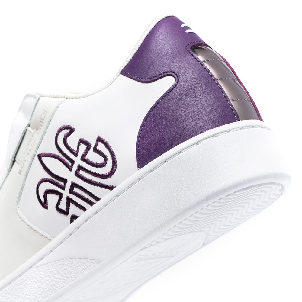 Men's Adelaide Purple White Leather Sneakers 02694-006 - ROYAL ELASTICS