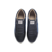 Men's Adelaide Black Blue Leather Sneakers 02694-995 - ROYAL ELASTICS