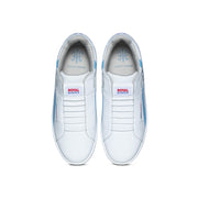 Men's Icon Cross White Blue Leather Sneakers 02901-055 - ROYAL ELASTICS