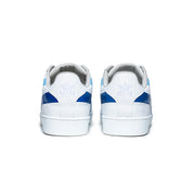 Men's Icon Cross White Blue Leather Sneakers 02901-055 - ROYAL ELASTICS