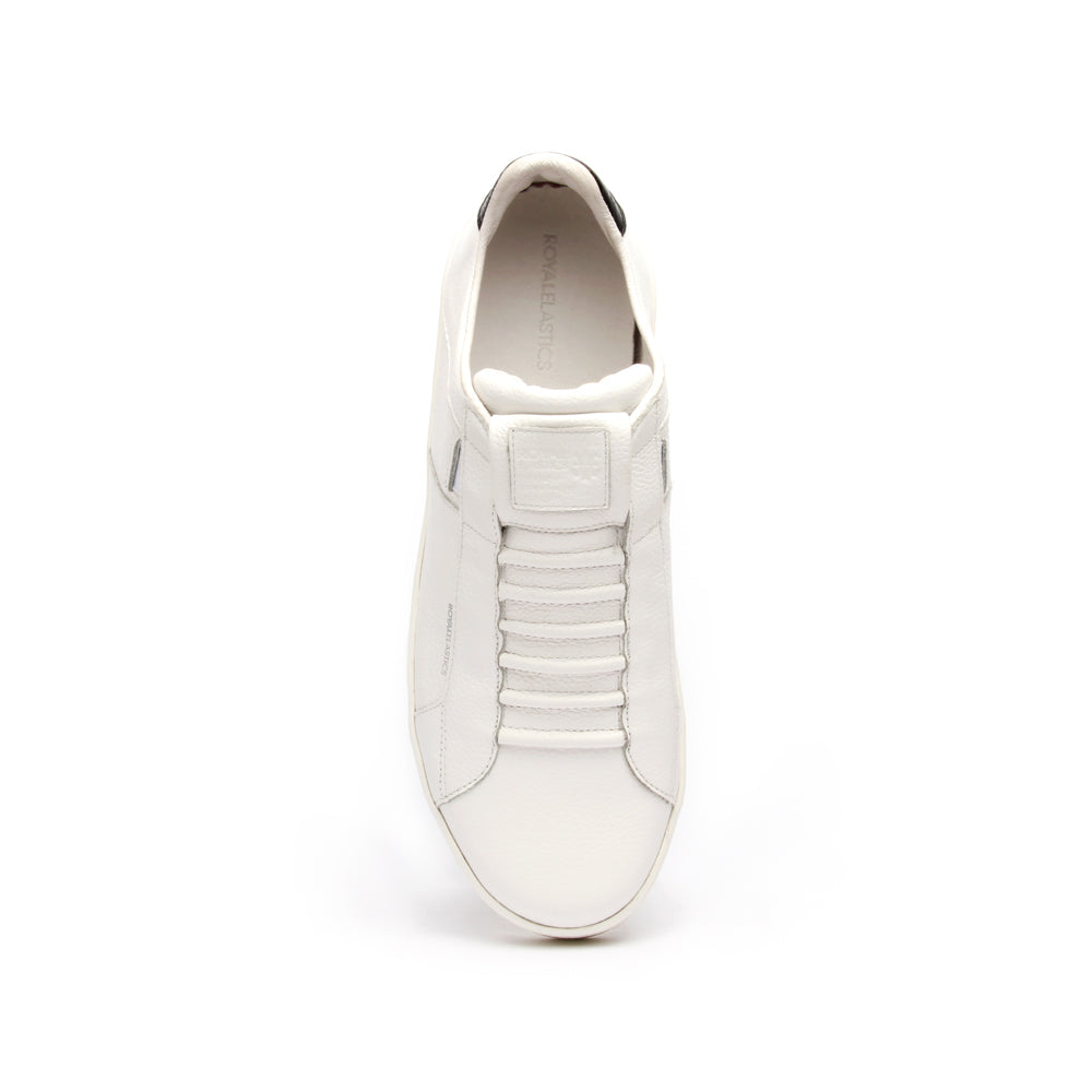 Men's Icon Urbanite White Black Leather Sneakers 02982-090 - ROYAL ELASTICS