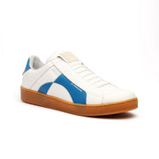 Men's Icon Dots White Blue Leather Sneakers 02983-005 - ROYAL ELASTICS