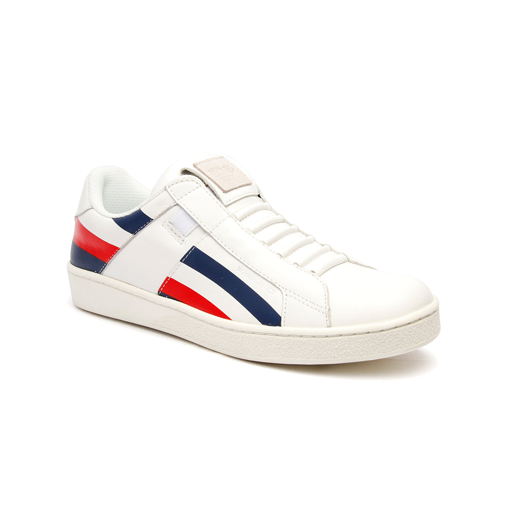 Women's Icon Cross White Navy Red Leather Sneakers 92984-015 - ROYAL ELASTICS