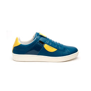 Men's Icon Dots Blue Yellow Leather Sneakers 02984-553 - ROYAL ELASTICS