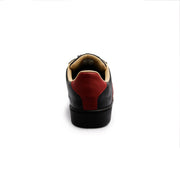 Men's Icon Dots Black Red Leather Sneakers 02984-991 - ROYAL ELASTICS