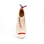 Men's London Hi Beige Red Canvas High Tops 03482-001 - ROYAL ELASTICS