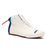 Men's London Hi Beige Blue Canvas High Tops 03482-005 - ROYAL ELASTICS