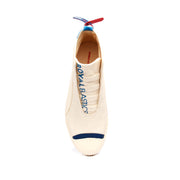 Men's London Hi Beige Blue Canvas High Tops 03482-005 - ROYAL ELASTICS