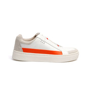 Men's King White Orange Leather Sneakers 04291-020 - ROYAL ELASTICS