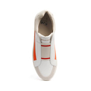 Men's King White Orange Leather Sneakers 04291-020 - ROYAL ELASTICS