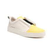 Women's Meister Yellow Leather Low Tops 94383-003 - ROYAL ELASTICS