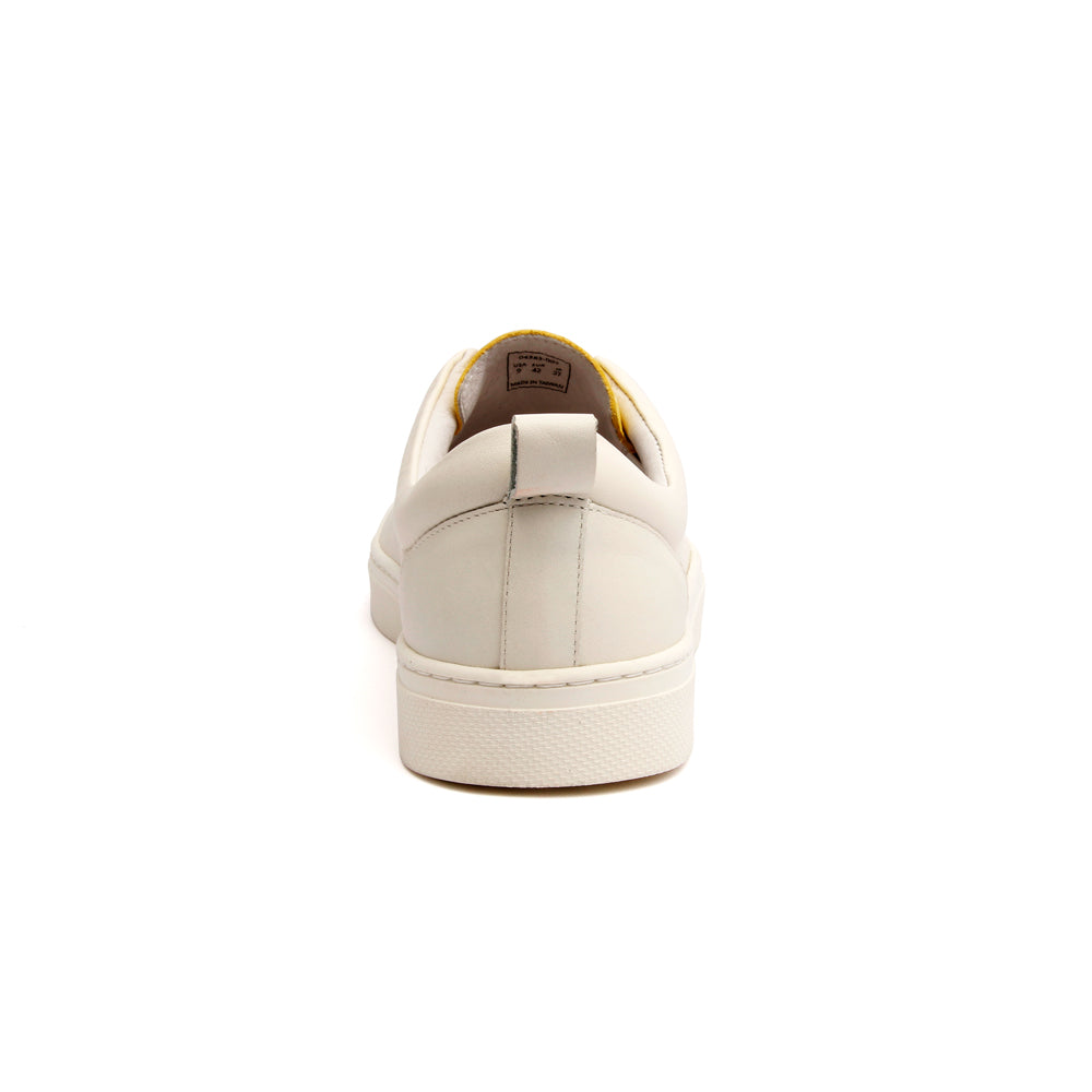 Women's Meister Yellow Leather Low Tops 94383-003 - ROYAL ELASTICS