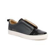 Men's Meister Black Castlerock Leather Low Tops 04384-889 - ROYAL ELASTICS