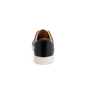 Men's Meister Black Castlerock Leather Low Tops 04384-889 - ROYAL ELASTICS