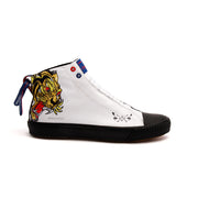 Men's Harajuku Ukiyo-E Tiger Canvas High Tops 04783-309 - ROYAL ELASTICS