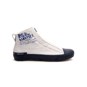 Men's Harajuku White Blue Canvas High Tops 04784-005 - ROYAL ELASTICS
