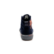 Women's Harajuku Navy Orange Canvas High Tops 94784-551 - ROYAL ELASTICS