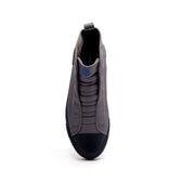 Men's Harajuku Gray Blue Canvas High Tops 04784-855 - ROYAL ELASTICS