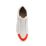 Men's Duke White Orange Leather Sneakers 05291-100 - ROYAL ELASTICS