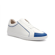 Men's Duke White Blue Leather Sneakers 05291-500 - ROYAL ELASTICS
