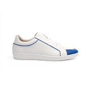 Men's Duke White Blue Leather Sneakers 05291-500 - ROYAL ELASTICS