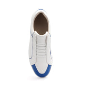 Men's Duke White Blue Leather Sneakers 05291-500 - ROYAL ELASTICS