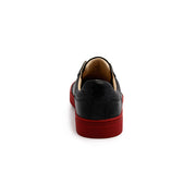 Men's Epiphany Black Red Leather Loafers 06284-991 - ROYAL ELASTICS