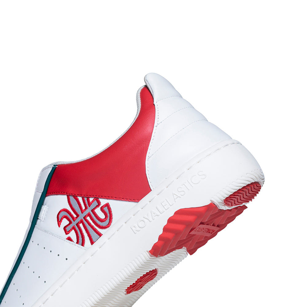 Men's Icon Archer Red White Leather Sneakers 06394-001 - ROYAL ELASTICS