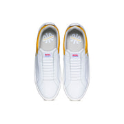 Men's Icon Archer Yellow White Leather Sneakers 06394-003 - ROYAL ELASTICS