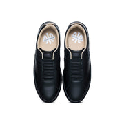 Men's Icon Archer Black Gray Leather Sneakers 06394-998 - ROYAL ELASTICS