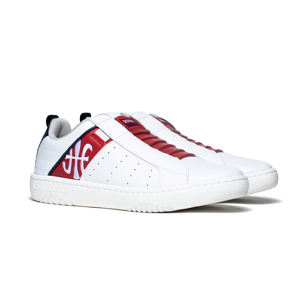 Men's Icon 2.0 Red White Leather Sneakers 06501-015