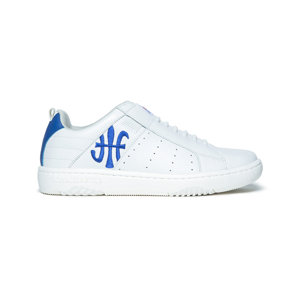 Men's Icon 2.0 White Blue Leather Sneakers 06502-005