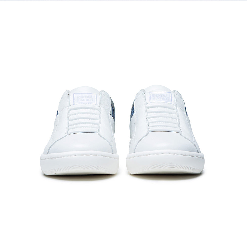 Men's Icon 2.0 White Gray Leather Sneakers 06511-058