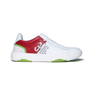 Men's DUCA White Red Green Leather Sneakers 06894-001 - ROYAL ELASTICS