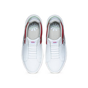 Men's DUCA White Red Green Leather Sneakers 06894-001 - ROYAL ELASTICS