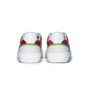 Men's DUCA White Red Green Leather Sneakers 06894-001 - ROYAL ELASTICS
