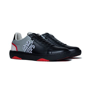 Men's DUCA Black Gray Leather Sneakers 06894-998 - ROYAL ELASTICS