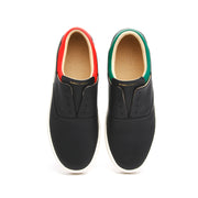 Women's Knight Black Red Green Leather Loafers 90183-941 - ROYAL ELASTICS
