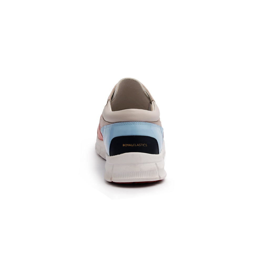 Women's Midnight Rider Pink Gray Blue Leather Sneakers 91291-158 - ROYAL ELASTICS