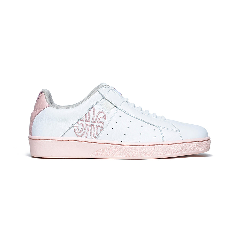 Women's Icon Genesis White Pink Leather Sneakers 91901-010 - ROYAL ELASTICS