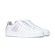 Women's Icon Genesis White Pink Glitter Leather Sneakers 91901-100 - ROYAL ELASTICS