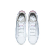 Women's Icon Genesis White Pink Glitter Leather Sneakers 91901-100 - ROYAL ELASTICS