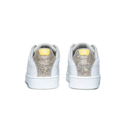 Women's Icon Genesis White Yellow Glitter Leather Sneakers 91901-300 - ROYAL ELASTICS