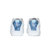 Women's Icon Genesis White Blue Glitter Leather Sneakers 91901-500 - ROYAL ELASTICS