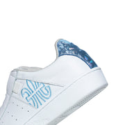 Women's Icon Genesis White Blue Glitter Leather Sneakers 91901-500 - ROYAL ELASTICS